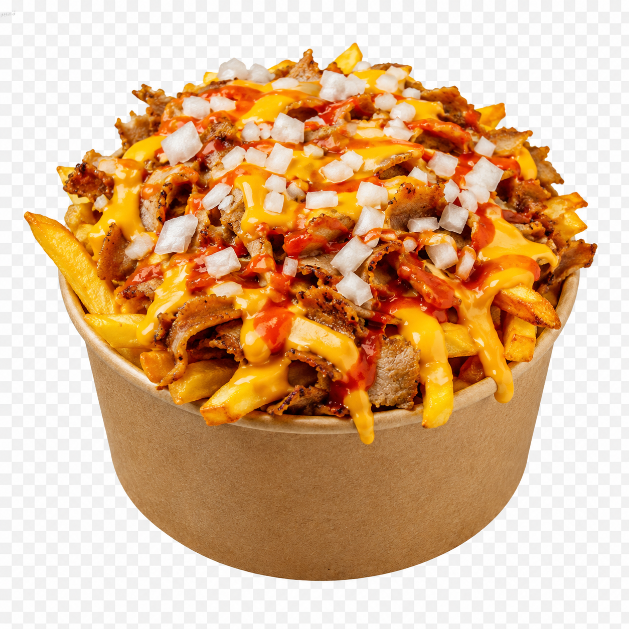 Hot Cheesy Puten Pommes